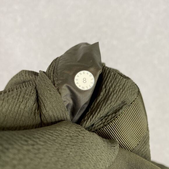 Lululemon Jacket Womens 8 Dark Olive Non-Stop Bomber Reversible - Picture 10 of 10